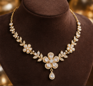 Golden Blossom Necklace ✨