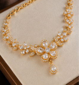 Golden Blossom Necklace ✨