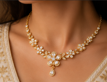 Golden Blossom Necklace ✨