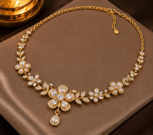 Golden Blossom Necklace ✨