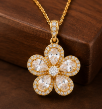 Golden Blossom Pendant ✨