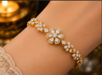 Golden Blossom Bracelet ✨