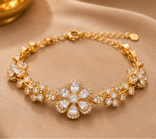 Golden Blossom Bracelet ✨