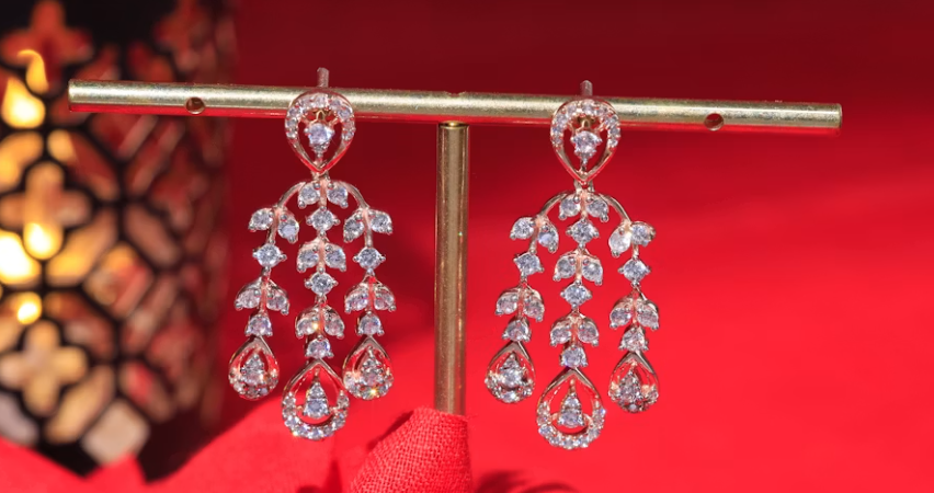 Diamond Look Earrings