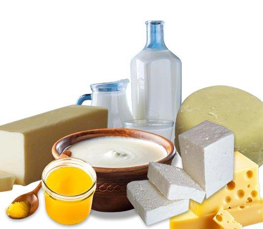 A wide range of fresh and high-quality dairy products.