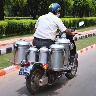 Fast and reliable doorstep delivery for fresh dairy products.