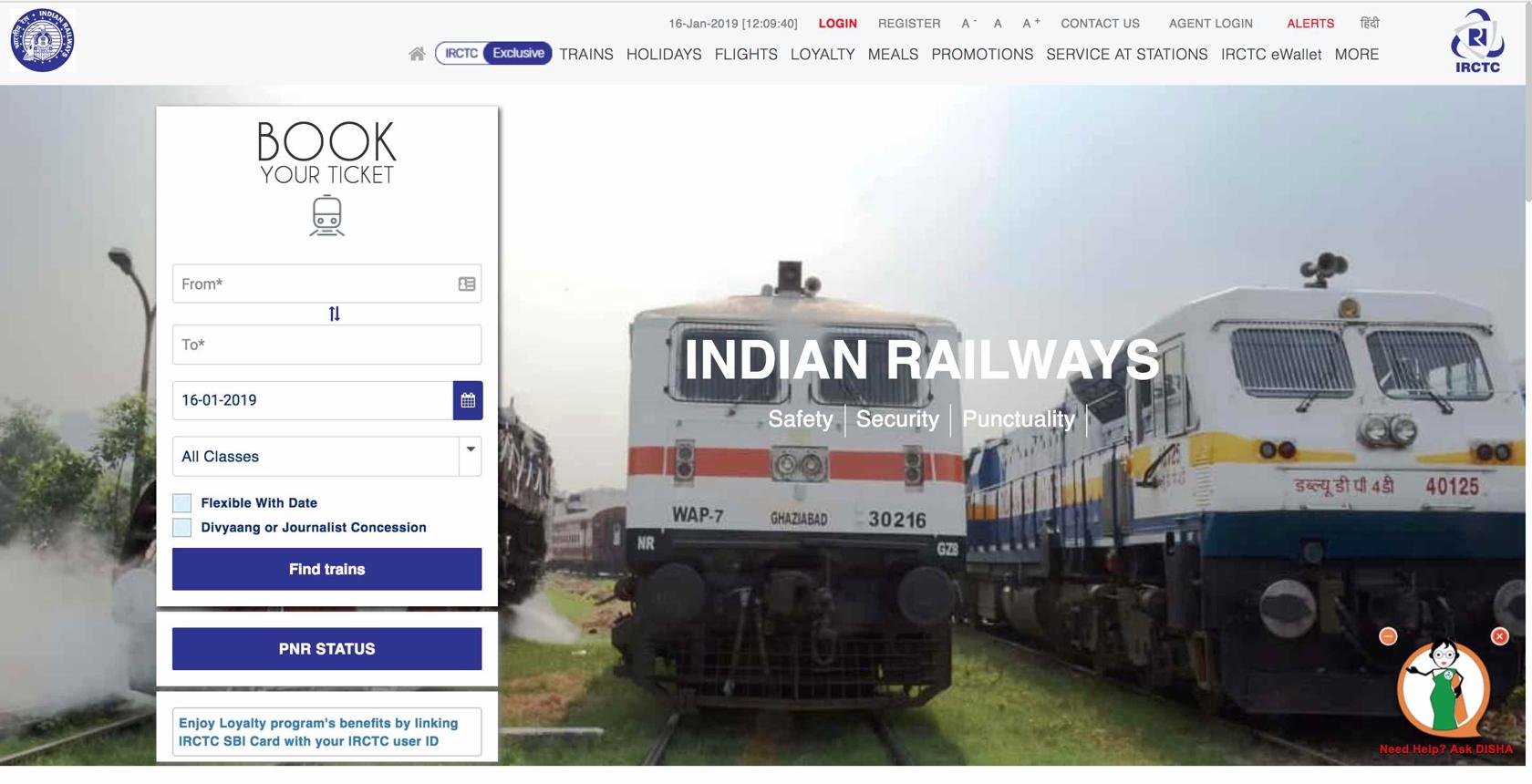 Railway Reservation