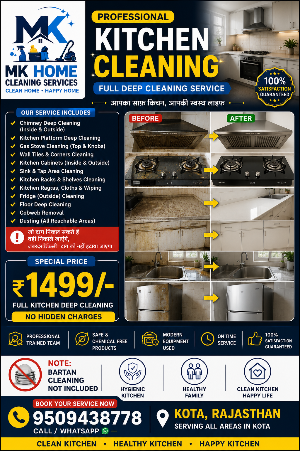 Kitchen clean