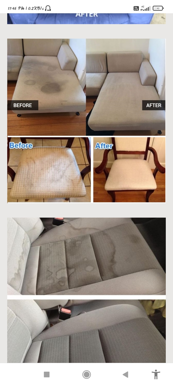 Chair Cleaning