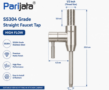 Indipristius RO Faucet tap/Faucet for Undersink, Luxury Kitchen Sink Faucet Tap RO Tap Kitchen Water Filter Faucet, Drinking Water UTS RO Faucet Sink Tap Faucet (Built-in Installation Type)