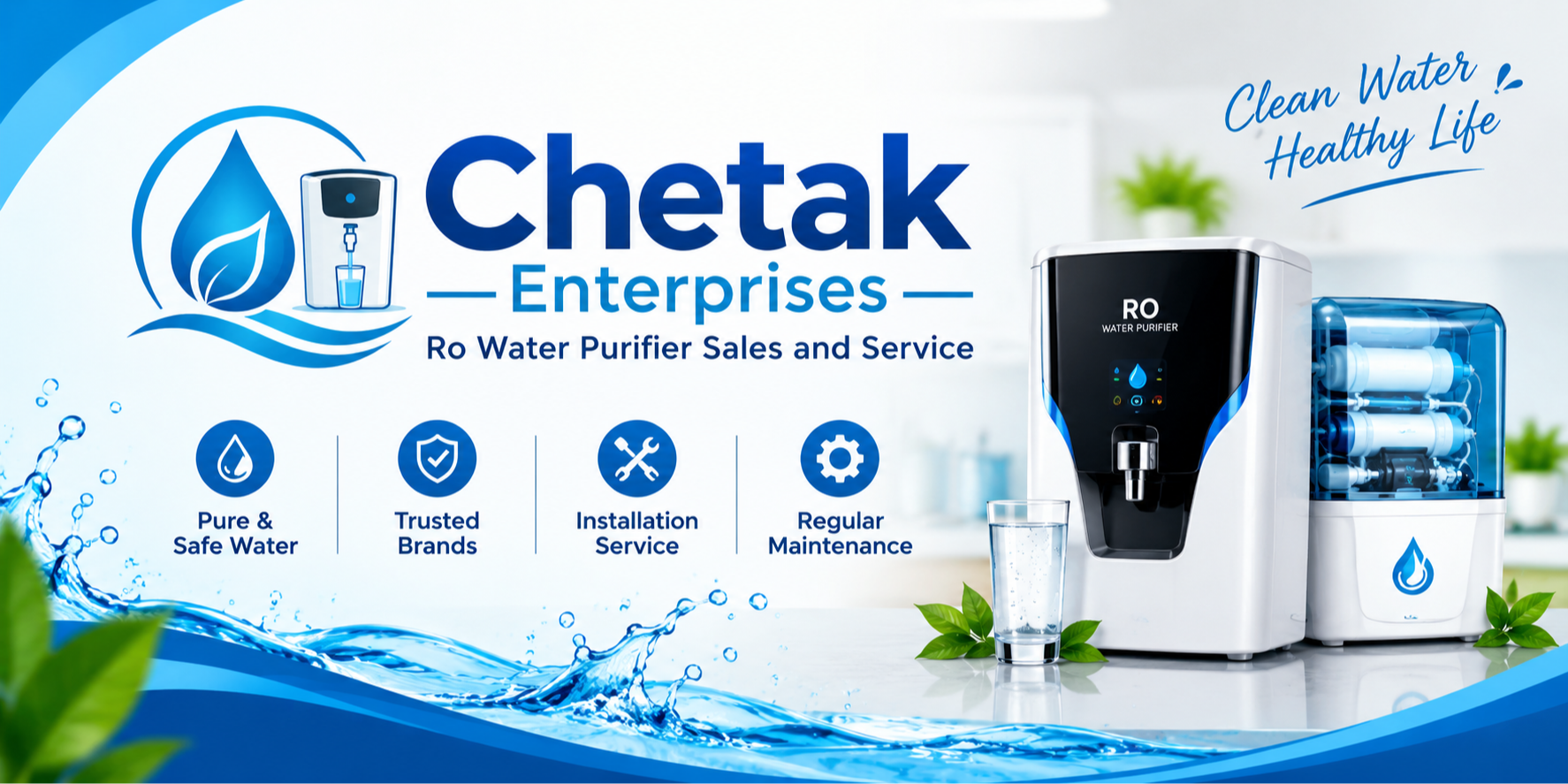 Chetak Enterprises Ro water purifier sales and service